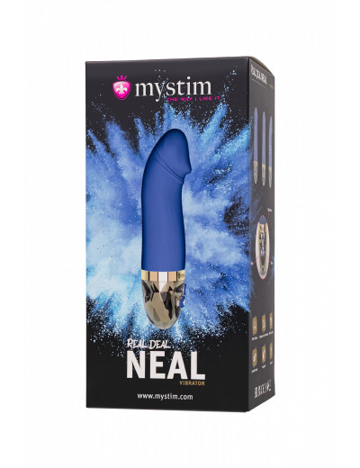 Вибратор Mystim Real Deal Neal синий 16,5 см 46532