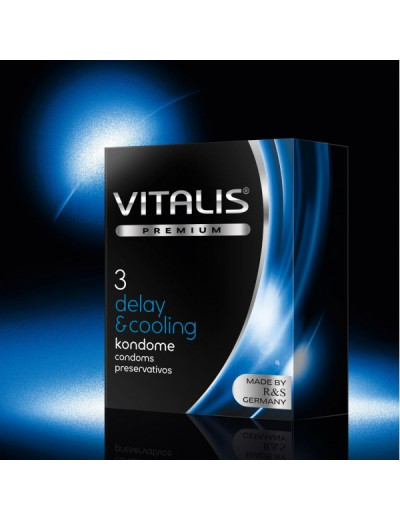 Презервативы VITALIS PREMIUM с охлаждающим эффектом №3 238