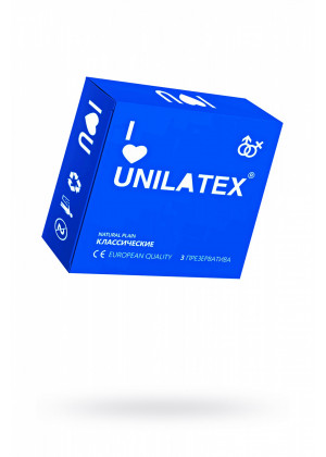 Презервативы Unilatex Natural Plain классические №3 шт 3002