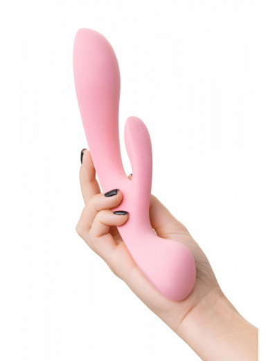 Нереалистичный вибратор Satisfyer Triple Oh розовый 24 см 4018249