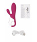 Вибратор Satisfyer Hot Bunny с функцией нагрева красный 17,5 см 4001678RED