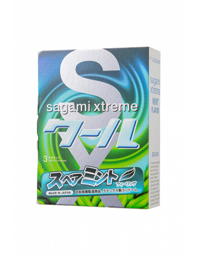 Презервативы Sagami xtreme Mint №3 759/1