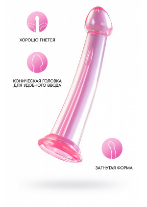 Нереалистичный фаллоимитатор Jelly Dildo розовый 22 см 882028-3