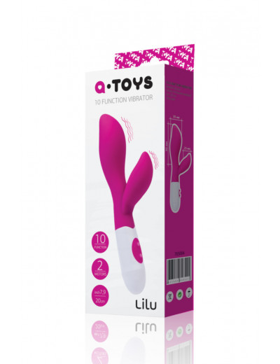 Вибратор A-toys Lilu розовый 19,5 см 765004