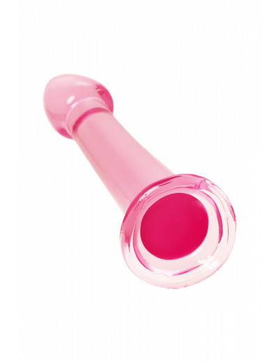 Нереалистичный фаллоимитатор Jelly Dildo розовый 20 см 882027-3