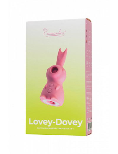 Вакуум-волновой стимулятор клитора Lovey-Dovey розовый 11 см 211211