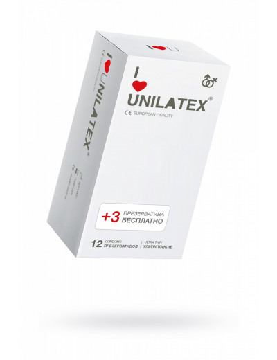 Презервативы Unilatex Natural Ultrathin ультратонкие №15 шт 3015