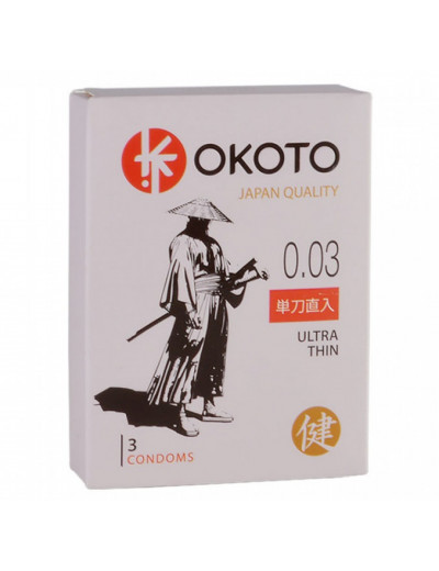 Презервативы Okoto Ultra Thin ультратонкие №3 1467