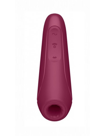 Вакуумно-волновой стимулятор Satisfyer Curvy 1+ с возможностью управления через приложение красный J2018-80-3