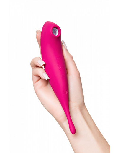 Вакуум-волновой бесконтактный стимулятор клитора Satisfyer Twirling Pro красный J2018-305-1