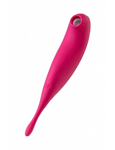 Вакуум-волновой бесконтактный стимулятор клитора Satisfyer Twirling Pro красный J2018-305-1