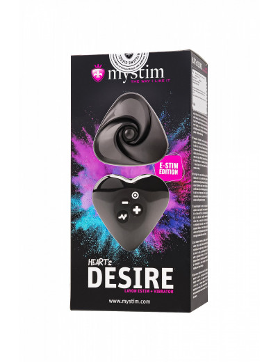 Вибратор Mystim Heart ́s Desire с электростимуляцией 6,7 см 46549