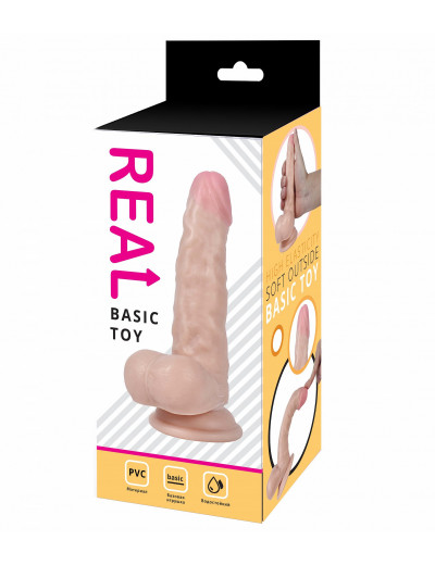 Реалистичный фаллоимитатор Real Basic Toy 13 см RP10034