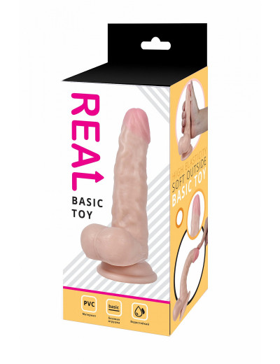 Реалистичный фаллоимитатор Real Basic Toy 13 см RP10034