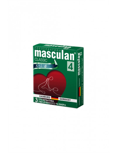 Презервативы Masculan Classic 4 увеличенного размера 3 шт 303