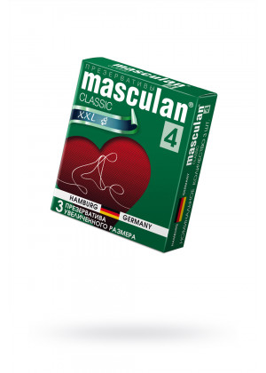 Презервативы Masculan Classic 4 увеличенного размера 3 шт 303