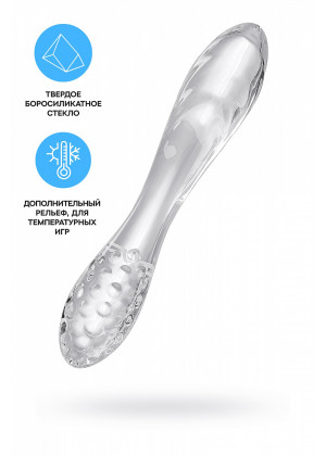 Двусторонний фаллоимитатор Satisfyer Dazzling Crystal прозрачный 18,5 см 4045658