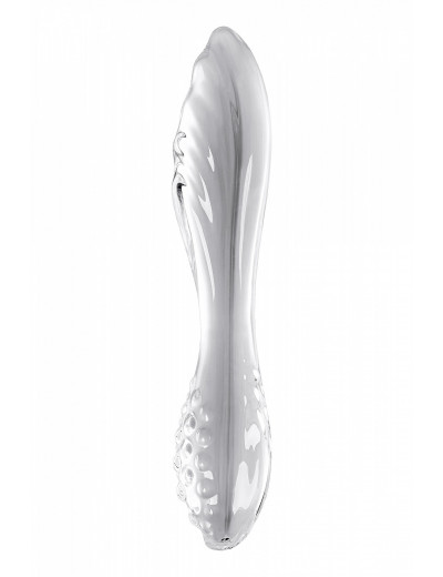 Двусторонний фаллоимитатор Satisfyer Dazzling Crystal прозрачный 18,5 см 4045658