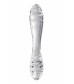 Двусторонний фаллоимитатор Satisfyer Dazzling Crystal прозрачный 18,5 см 4045658