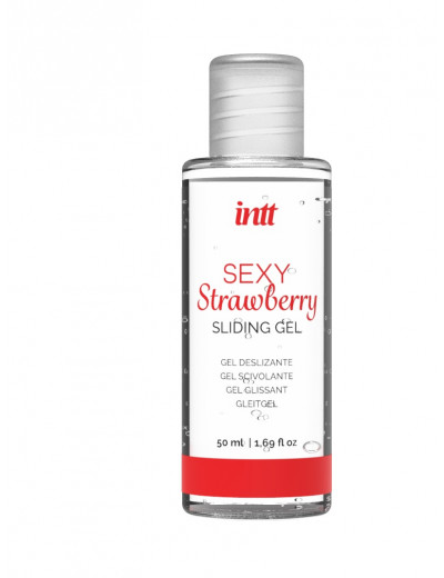 Съедобный лубрикант Sliding Gel Strawberry в комплекте с трусиками BP0002