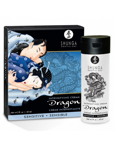 Интимный крем для пар Shunga Dragon sensitive эффект Ледяного огня 60 мл 5220