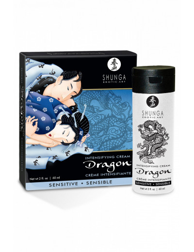 Интимный крем для пар Shunga Dragon sensitive эффект Ледяного огня 60 мл 5220