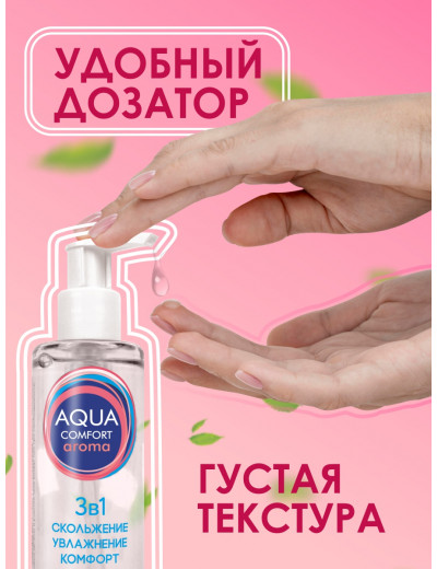 Лубрикант на водной основе Aqua Comfort Aroma персик 195 гр LB-36002