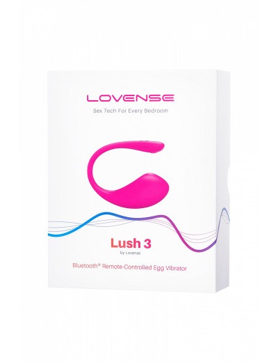 Виброяйцо Lovense Lush 3 из силикона розовое 18 см LE-10