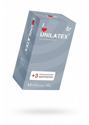 Презервативы Unilatex Ribbed ребристые №15 шт 3021