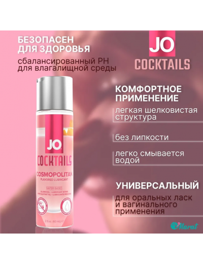 Вкусовой лубрикант JO H20 Cosmopolitan 60 мл JO42011