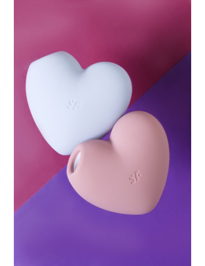 Вакуум-волновой бесконтактный стимулятор клитора Satisfyer Cutie Heart голубой J2018-276-2