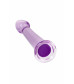 Нереалистичный фаллоимитатор Jelly Dildo фиолетовый 18 см 882026-4