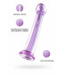 Нереалистичный фаллоимитатор Jelly Dildo фиолетовый 18 см 882026-4