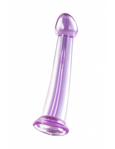 Нереалистичный фаллоимитатор Jelly Dildo фиолетовый 18 см 882026-4