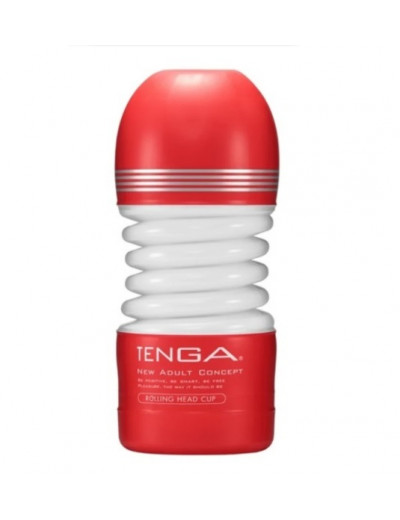 Мастурбатор Tenga Rolling Head Cup Вращающаяся Головка красный TOC-203