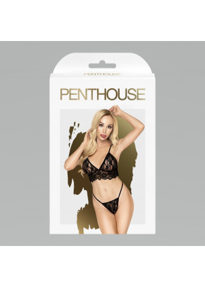 Комплект открытый Penthouse Double spice черный L/XL 4005362