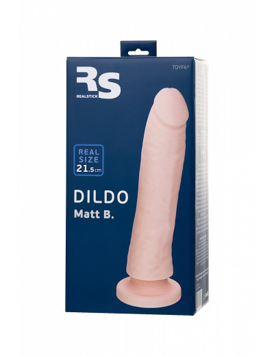 Фаллоимитатор RS Silicone Matt B телесный 21,5 см 9420006