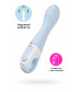 Нереалистичный вибратор Satisfyer Air Pump Vibrator 5 голубой J2018-252