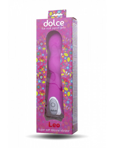 Вибратор Dolce Leo розовый 16,5 см 591001